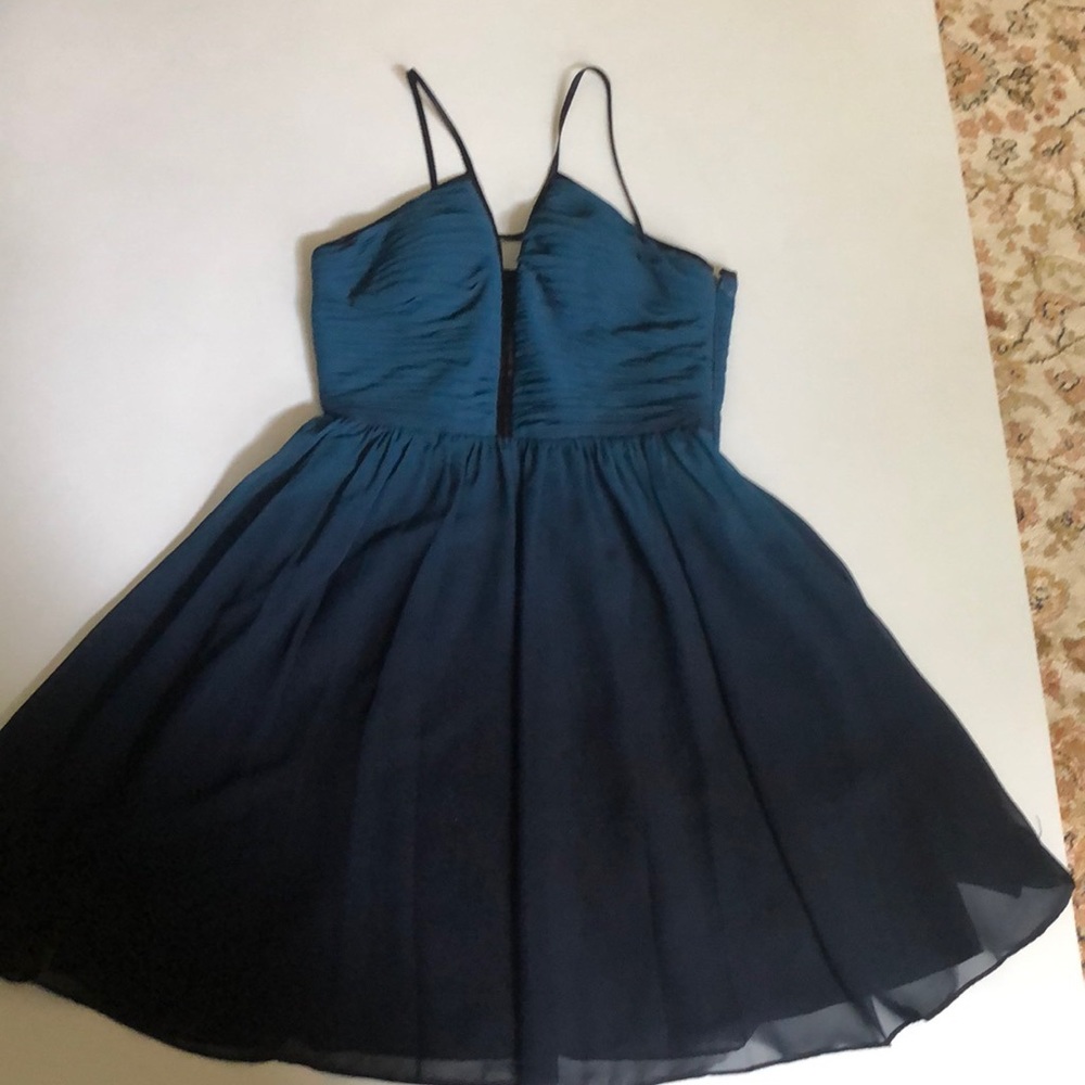 New Adrianna Papell Blue Ombre Dress